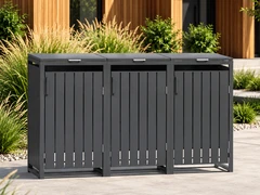 Metalinės šiukšlių konteinerių stoginės | Kiemobazė